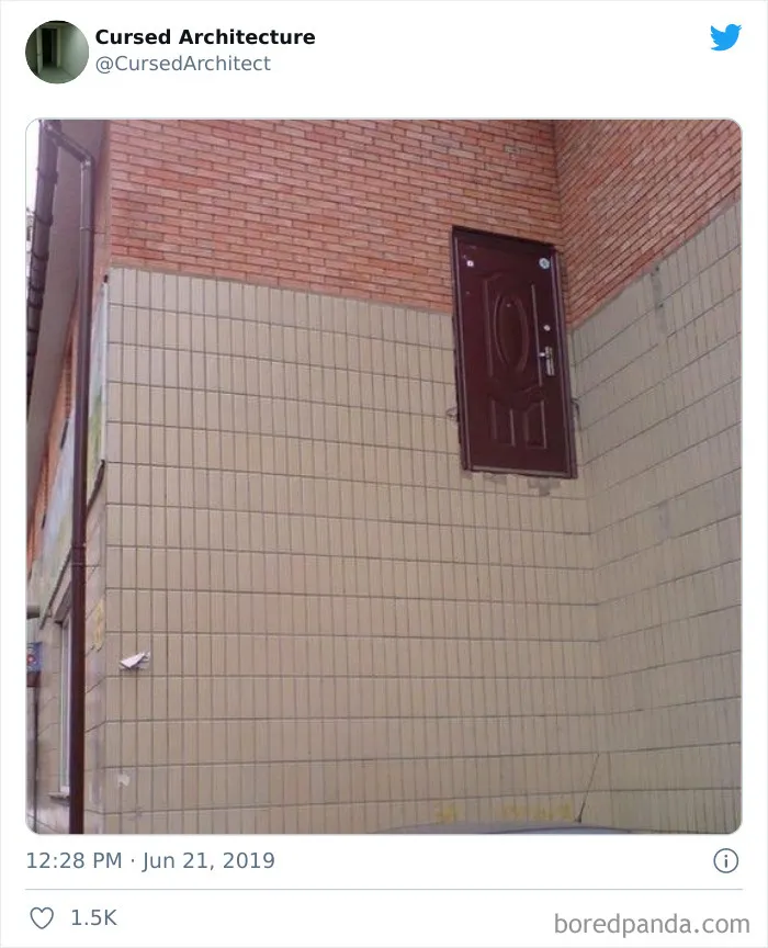 The "Cursed Architecture" Twitter Feed Showcases The Best Of The Worst (40 Pics)