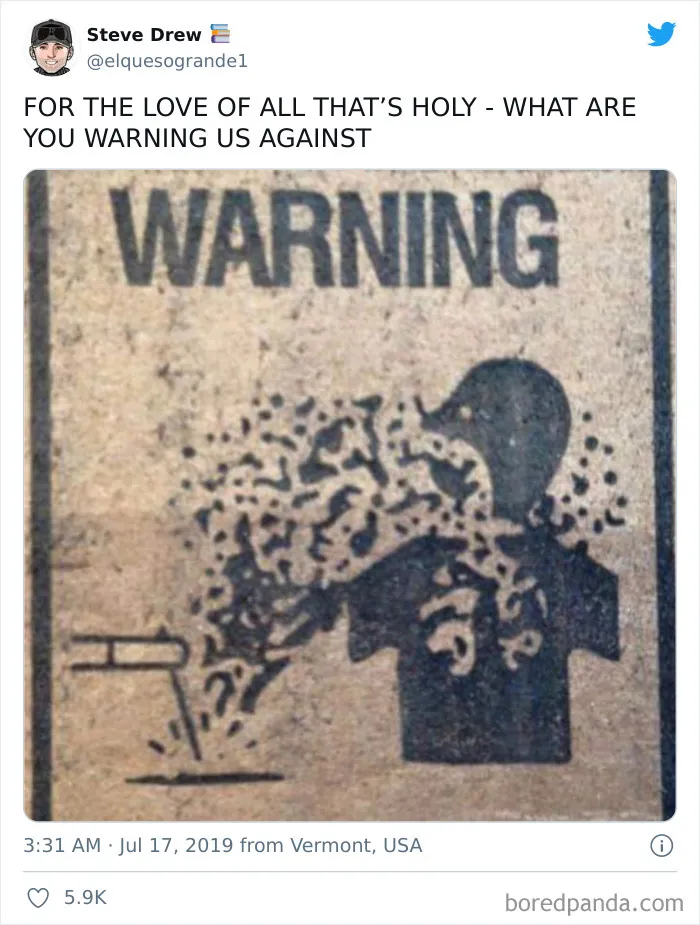 Not Sure What This Is Warning Against, But It Looks Bad!