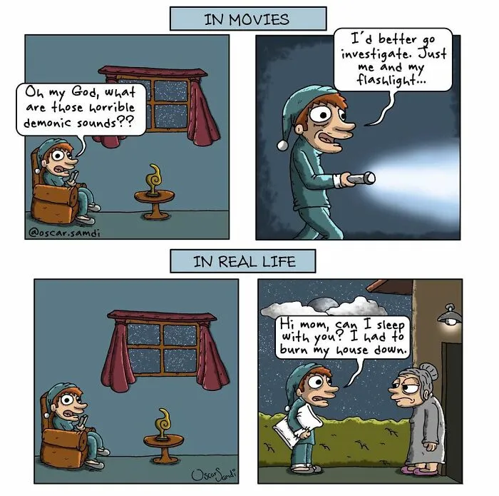 Psychologist Creates Comics With A Dark Humor To Shortly Forget About Everyday Life (45 New Pics)