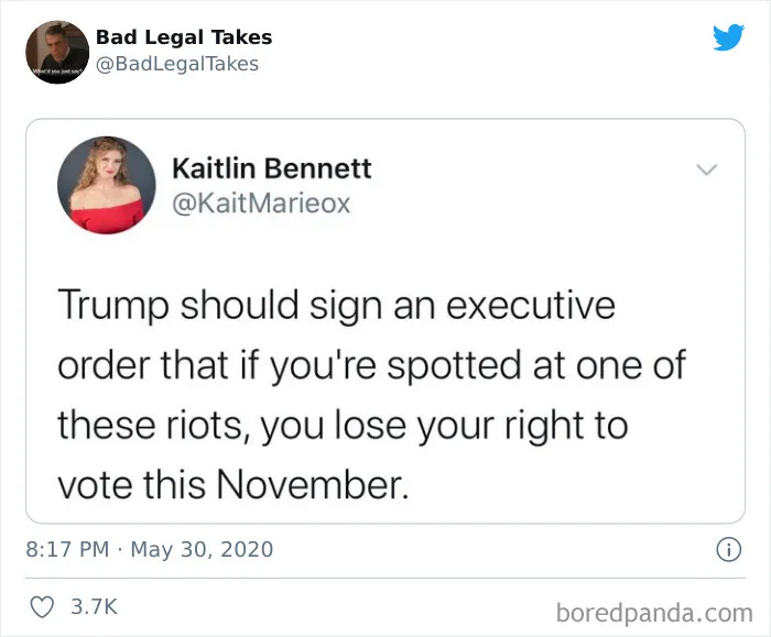 40 Times Overconfident People Gave "Law Advice" And Got Shamed By The "Bad Legal Takes" Twitter Account