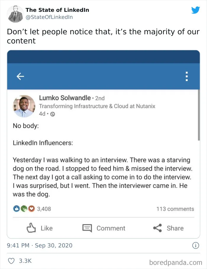 30 Screenshots That Show The Worst Side Of LinkedIn, Shared By This Twitter Page