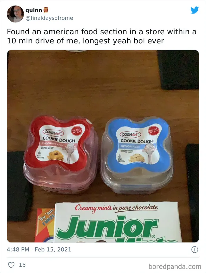What The "American Food" Section Looks Like In Different Countries