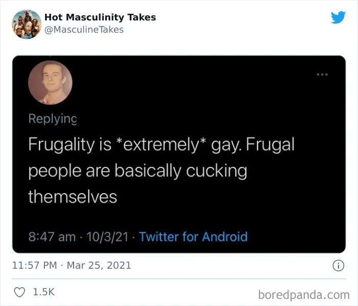 30 Times People Claimed They Knew What Masculinity Is All About Yet It Sounded Messed Up