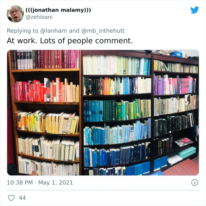 21 People Responded By Showing Their Home Libraries When A Twitter User Shared She Just Finished Hers