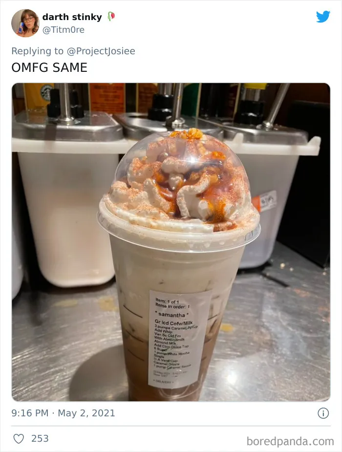 Frustrated Starbucks Baristas Are Shaming Jerk Customers Who Order Drinks That Are 'Very Extra' (30 Pics)