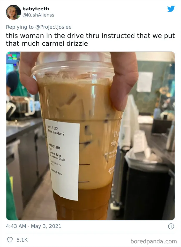 Frustrated Starbucks Baristas Are Shaming Jerk Customers Who Order Drinks That Are 'Very Extra' (30 Pics)