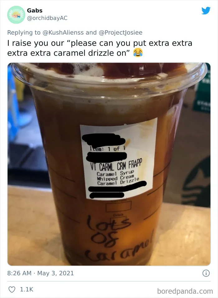 Frustrated Starbucks Baristas Are Shaming Jerk Customers Who Order Drinks That Are 'Very Extra' (30 Pics)