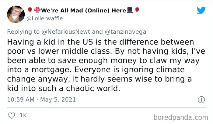 30 Honest Reasons Why People Don’t Want Kids, Tweeted In Response To The News That The US Birth Rate Continues To Plummet