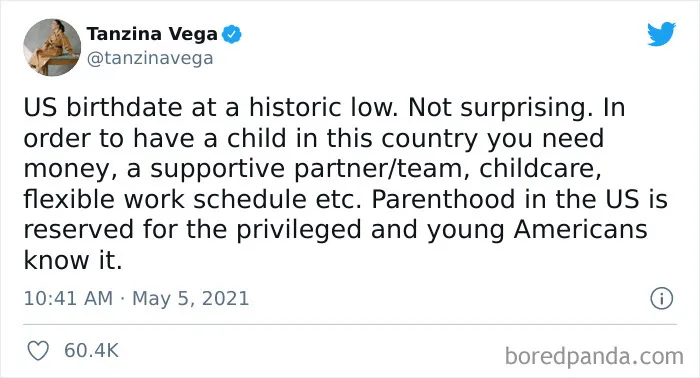 30 Honest Reasons Why People Don’t Want Kids, Tweeted In Response To The News That The US Birth Rate Continues To Plummet