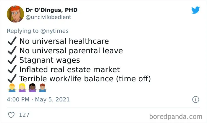 30 Honest Reasons Why People Don’t Want Kids, Tweeted In Response To The News That The US Birth Rate Continues To Plummet