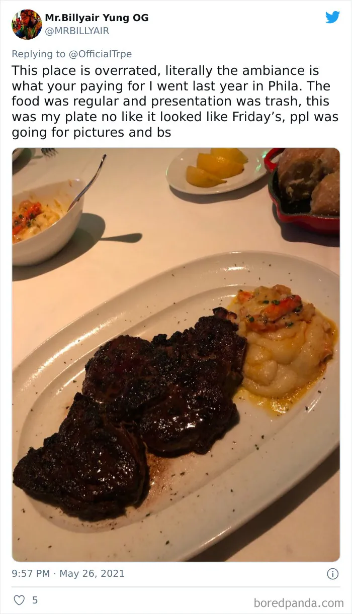Steakhouse Puts Up A Sign That Asks Customers To Spend $100 Per Person Minimum, Gets Roasted Like Steak