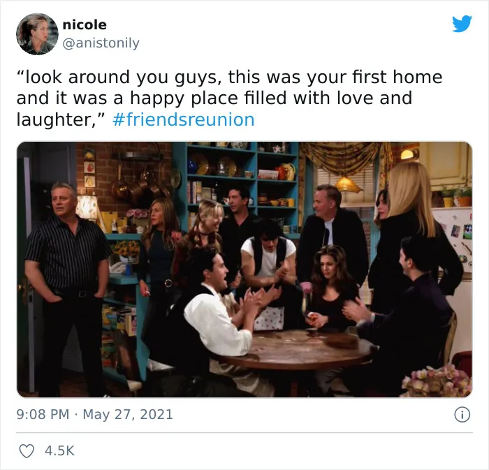 30 Of The Most Spot-On Reactions Of People Online To The Recent "Friends" Reunion