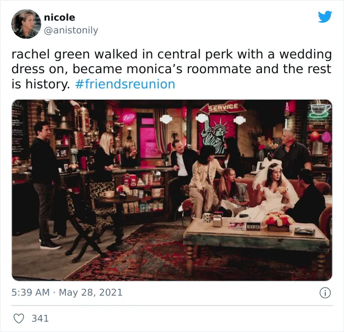 30 Of The Most Spot-On Reactions Of People Online To The Recent "Friends" Reunion