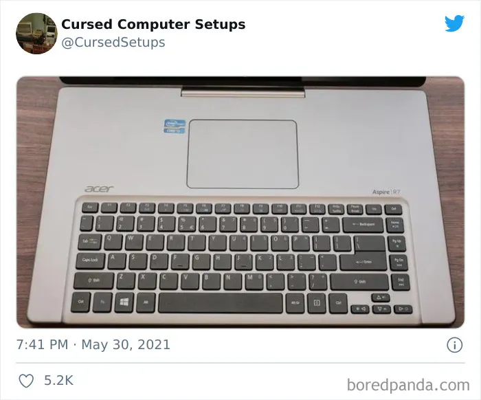 25 Ordenadores tan terriblemente configurados que sólo se pueden describir como "malditos", según esta cuenta de Twitter