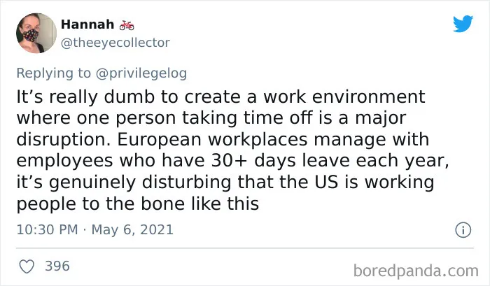 Person Encourages Young People To Not Take Paid Time Off - Gets A Reality Check
