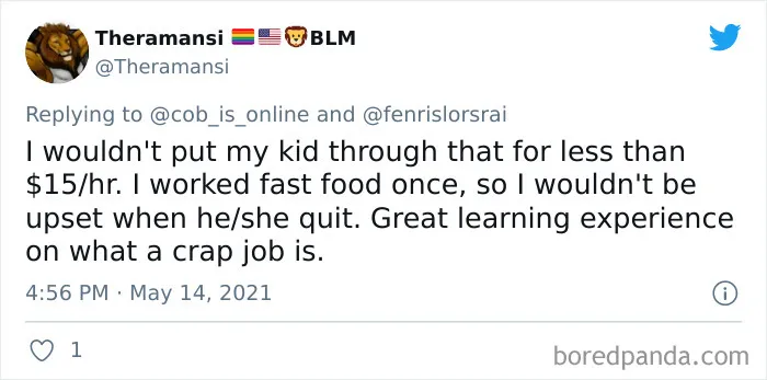 Burger King Posts A Sign Asking Parents Of 14 And 15 Year Olds To Let Them Apply For Jobs And People Are Outraged