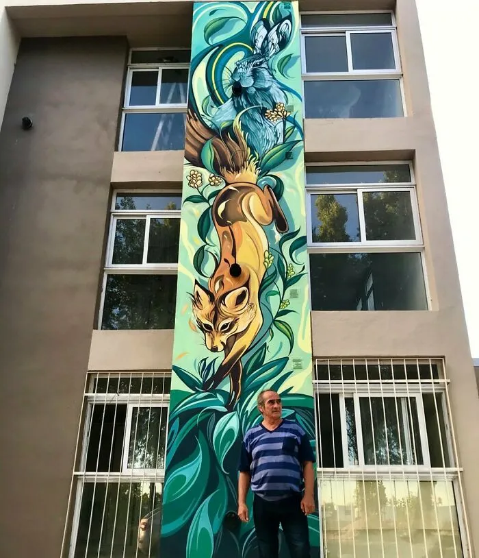 Muralist Brings Buildings To Life By Covering Them In Huge Wildlife Art (30 Pics)