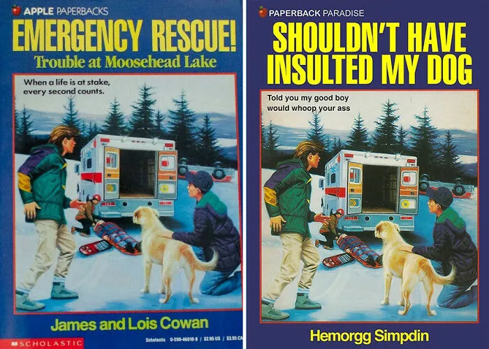People Are Cracking Up At These 30 Photoshopped Old Book Covers By Paperback Paradise