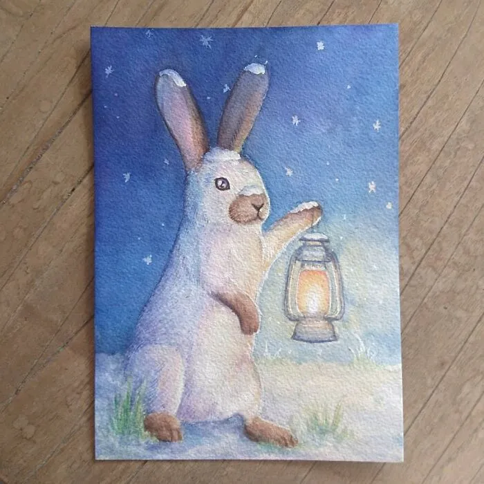 I Create Animal-Themed Paintings Using Watercolor, Ink, And Acrylic Paint, Here Are My best 70 Works