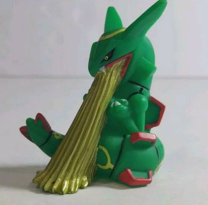 This Rayquaza Figure That Looks Like It's Projectile Vomiting