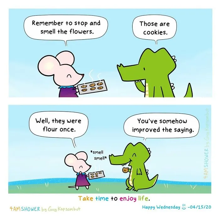 This Artist Creates Wholesome Comics To Make People Smile, And His 210K Instagram Followers Love It (30 Pics)