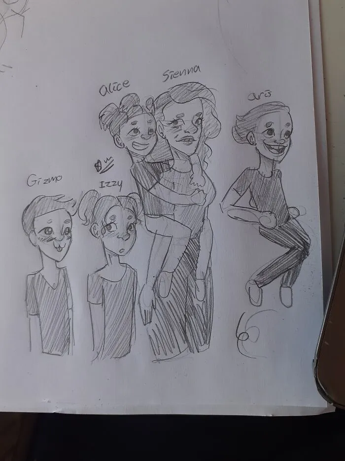 I Drew Them As Humans! :)