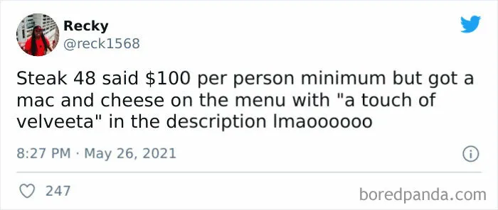 Steakhouse Puts Up A Sign That Asks Customers To Spend $100 Per Person Minimum, Gets Roasted Like Steak