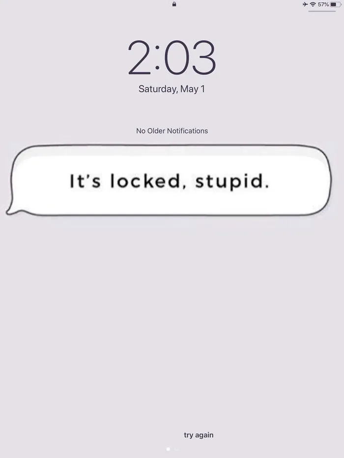My Lock Screen (Yes It Is 2 In The Morning)