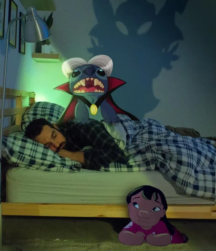 Guy 'Hangs Out' With Disney Characters In 30 Pics (New Pics)
