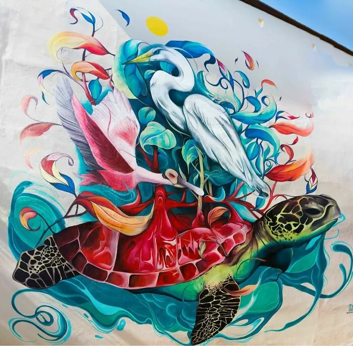 Muralist Brings Buildings To Life By Covering Them In Huge Wildlife Art (30 Pics)
