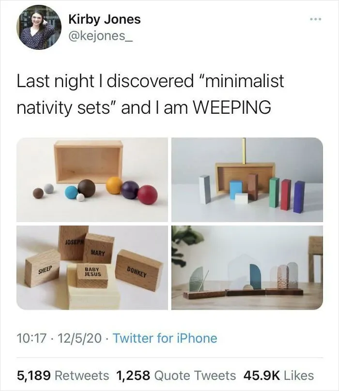 Minimalist Nativity Sets