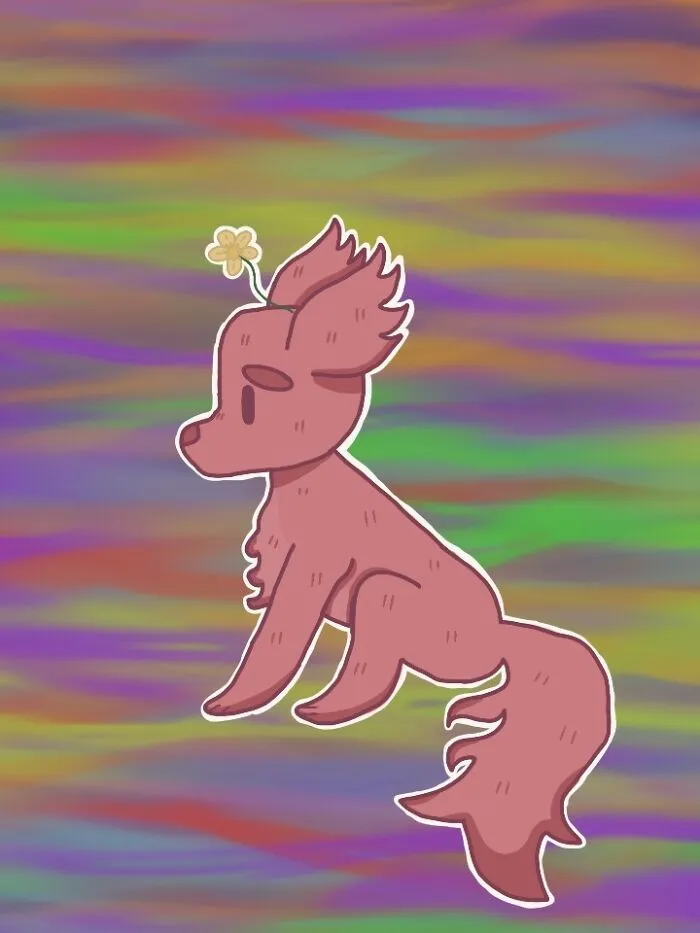 My Profile Pic, Some Sort Of Wolf That’s Pink And... Not Very Realistic Is It...