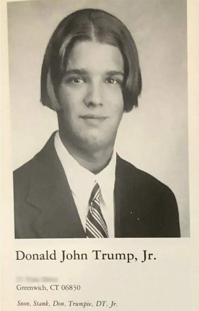 An Old Donald Trump Jr. Yearbook Photo