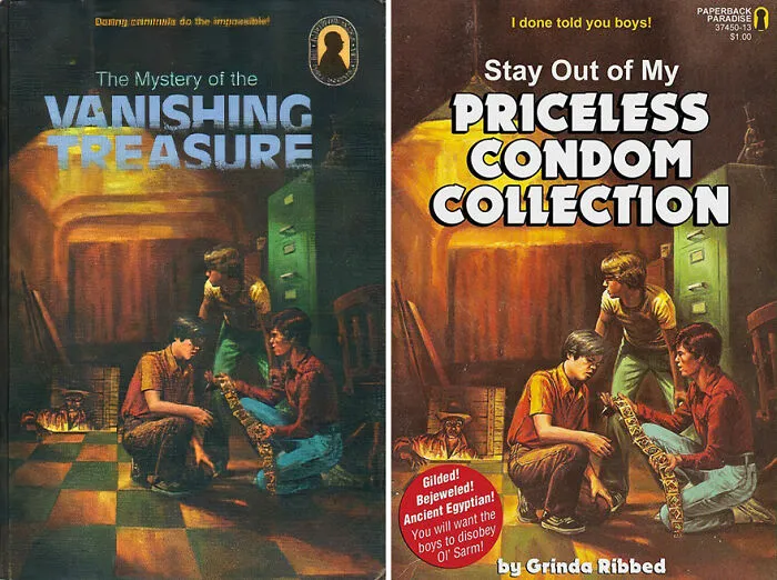 People Are Cracking Up At These 30 Photoshopped Old Book Covers By Paperback Paradise