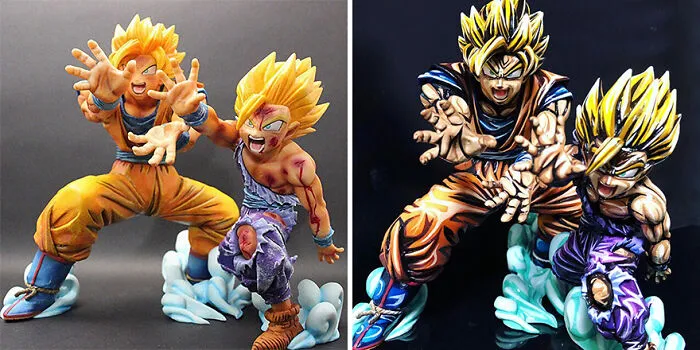 Artist Transforms Generic Anime Figurines And They Look Like They Escaped A Manga (43 Pics)