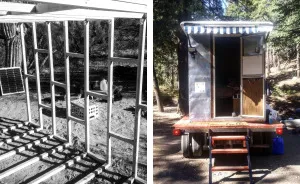 We Built Our Own Camper From Scratch Out In The Desert