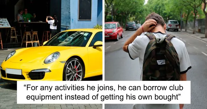 Teenage Son Makes Fun Of Less Wealthy Kids, Mom Takes Away His Expensive Clothes And Car To Teach Him A Lesson