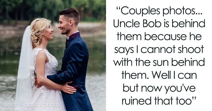 Wedding Photographer Shares Working Horror Story When A Guest Won’t Let Her Do Her Job