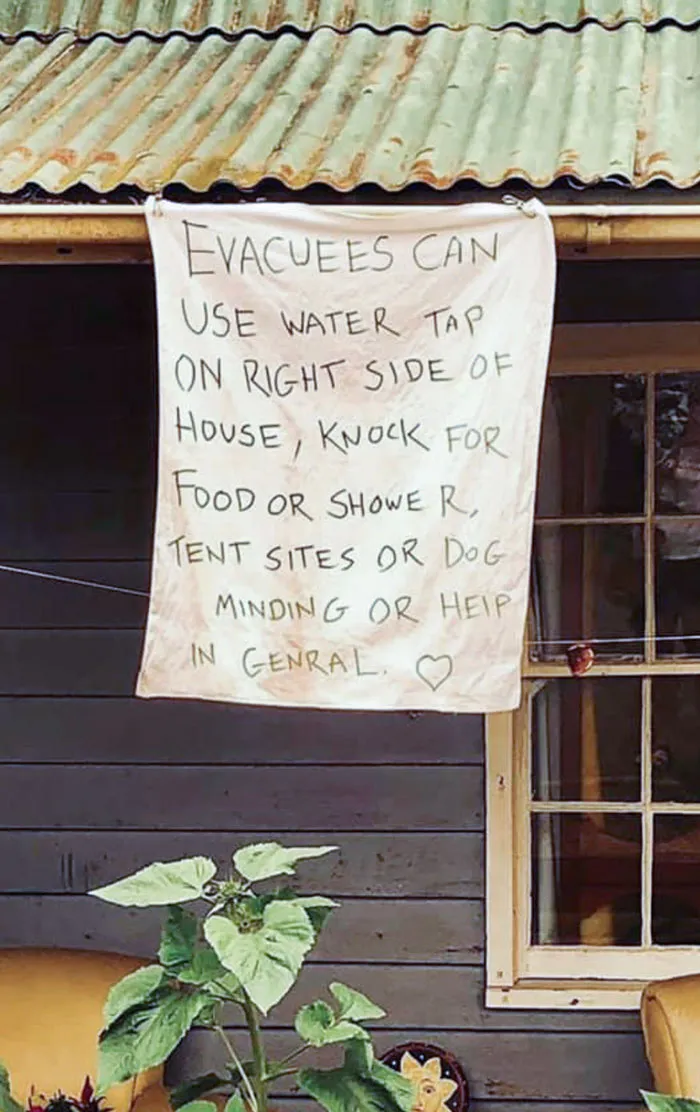 Neighbors Helping Out Strangers During The Australian Bushfires. Everything Helps And It All Adds Up