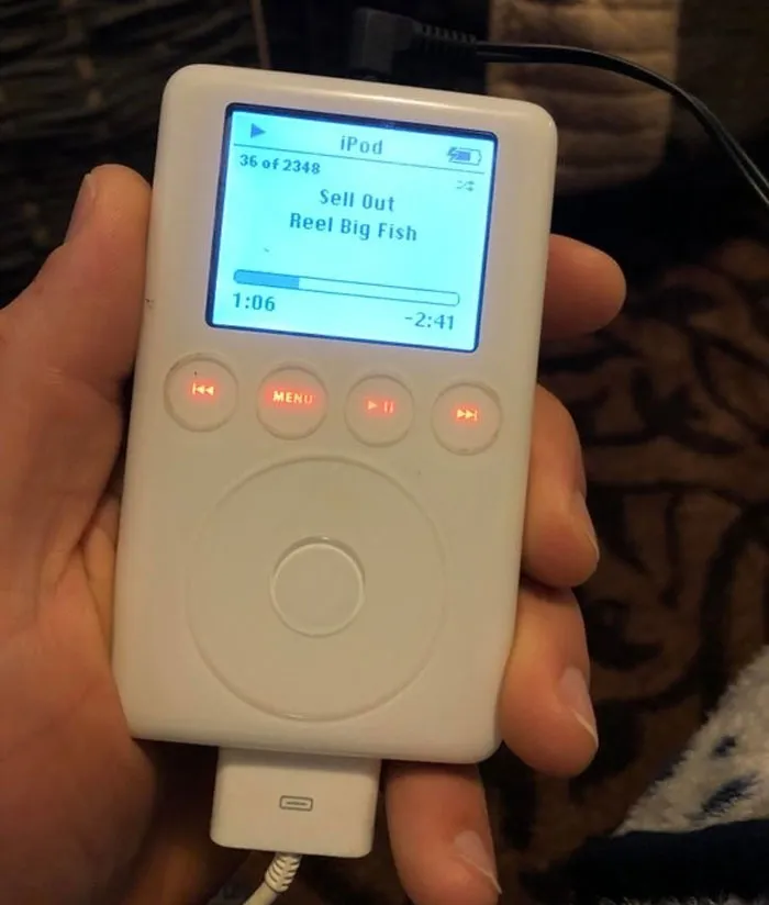 The Original Ipod And The Million Buttons It Had