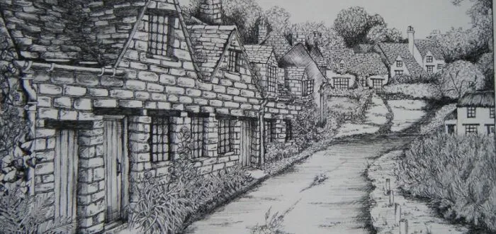 Here's One Of Mine, Sorry It's A Bit Blurry. Arlington Row, Bibury, England