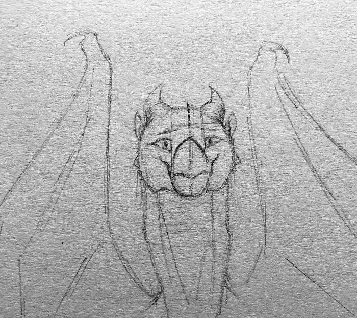 A Dragon Doodle I Made While Watching Wintergatan Wednesdays.