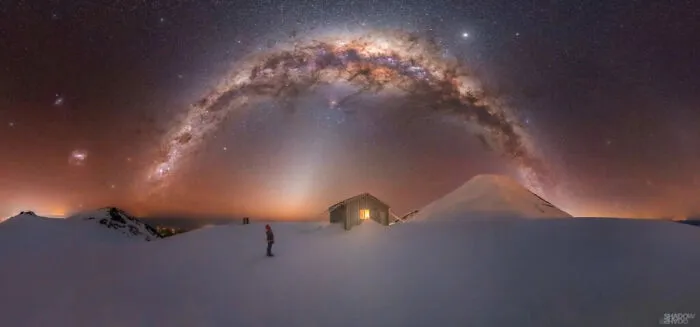 “Mt. Taranaki Milky Way” By  Larryn Rae