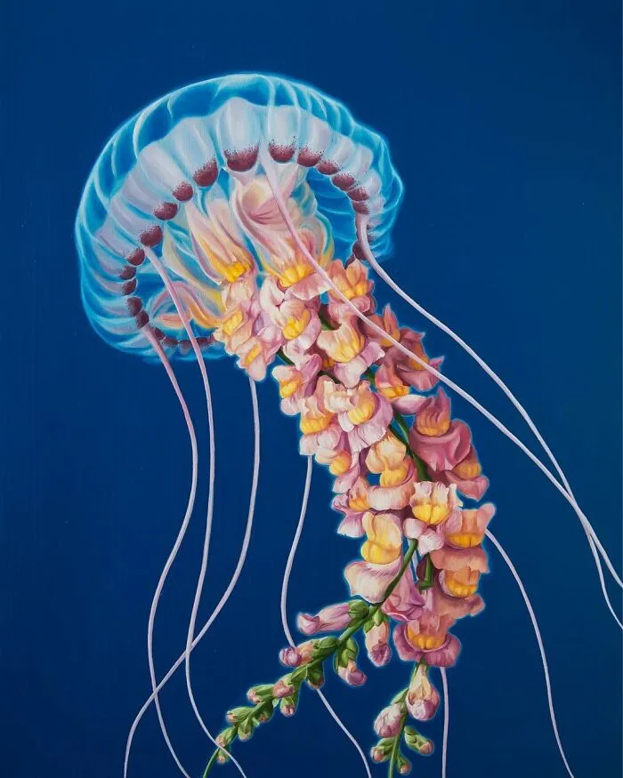 72 Surrealistic Oil Paintings That Capture The Fierce Beauty Of Wildlife By Jon Ching