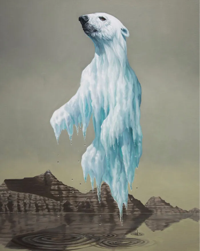 72 Surrealistic Oil Paintings That Capture The Fierce Beauty Of Wildlife By Jon Ching