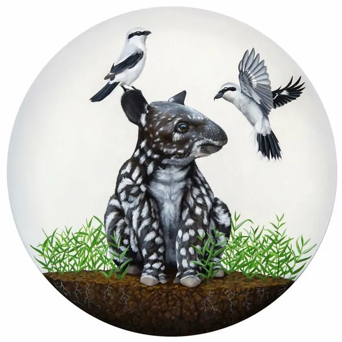 72 Surrealistic Oil Paintings That Capture The Fierce Beauty Of Wildlife By Jon Ching