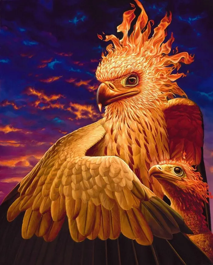 72 Surrealistic Oil Paintings That Capture The Fierce Beauty Of Wildlife By Jon Ching