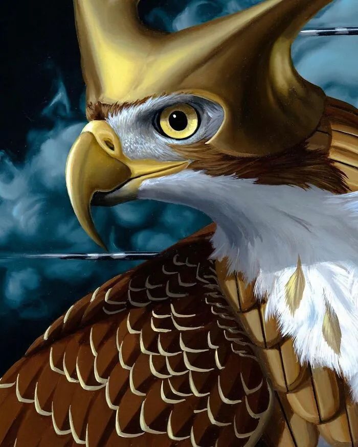 72 Surrealistic Oil Paintings That Capture The Fierce Beauty Of Wildlife By Jon Ching