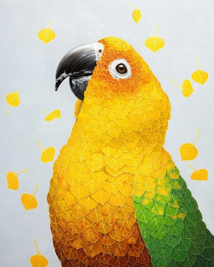 72 Surrealistic Oil Paintings That Capture The Fierce Beauty Of Wildlife By Jon Ching