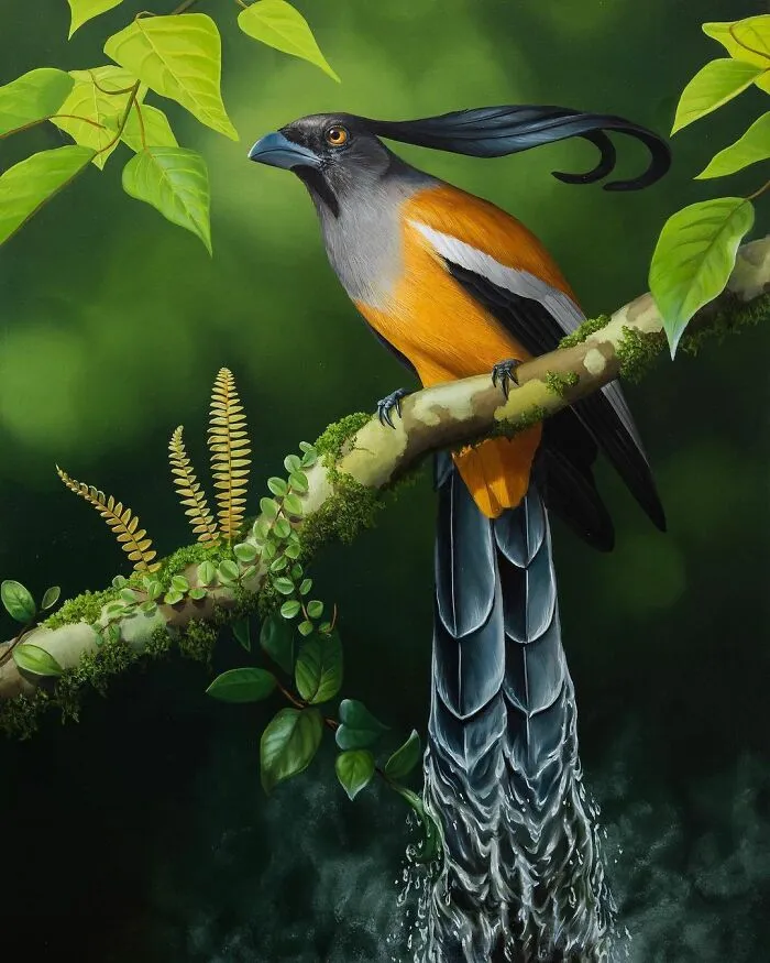 72 Surrealistic Oil Paintings That Capture The Fierce Beauty Of Wildlife By Jon Ching